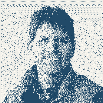 Ross Fubini, dithered portrait